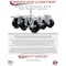Service Caster 5'' Soft Rubber Wheel Swivel 1-1/8'' Expanding Stem Caster SCC-EX20S514-SRS-118 - alternate 3